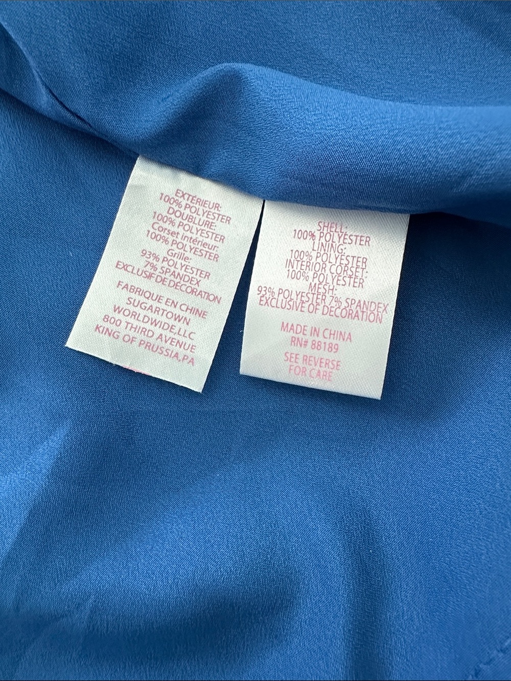 NWT Lilly Pulitzer Anasophia maxi Dress strapless Sz16 Starlight Navy retail 298 - Picture 7 of 14